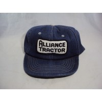 Vtg Alliance Tractor Denim  TruckerFarmerOilfield  Snapback Hat  USA  eb-78879113